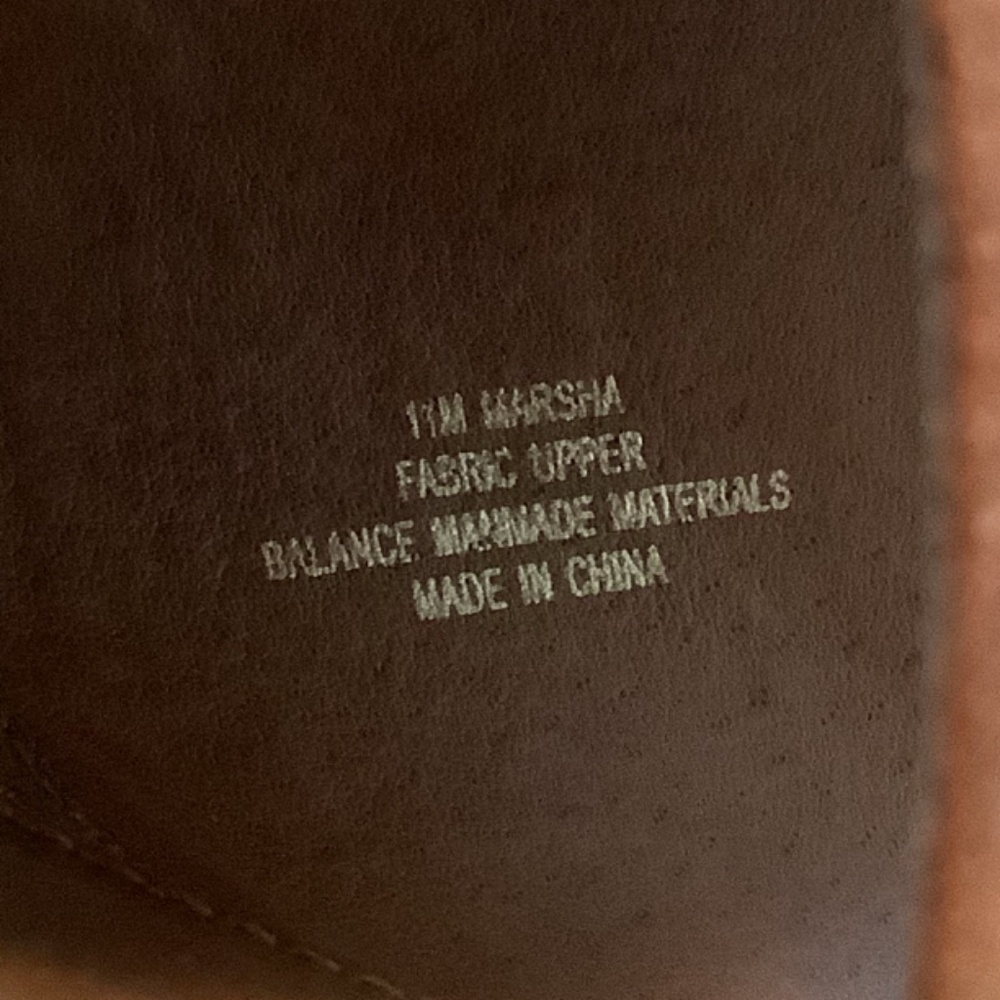 Stuart Madeline All Man Made Materials Faux Suede Wedge Sandals Tan Size 11 NWOT - Picture 6 of 7
